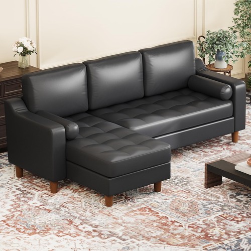 Shaped sectional sofa - 89", l-shaped
